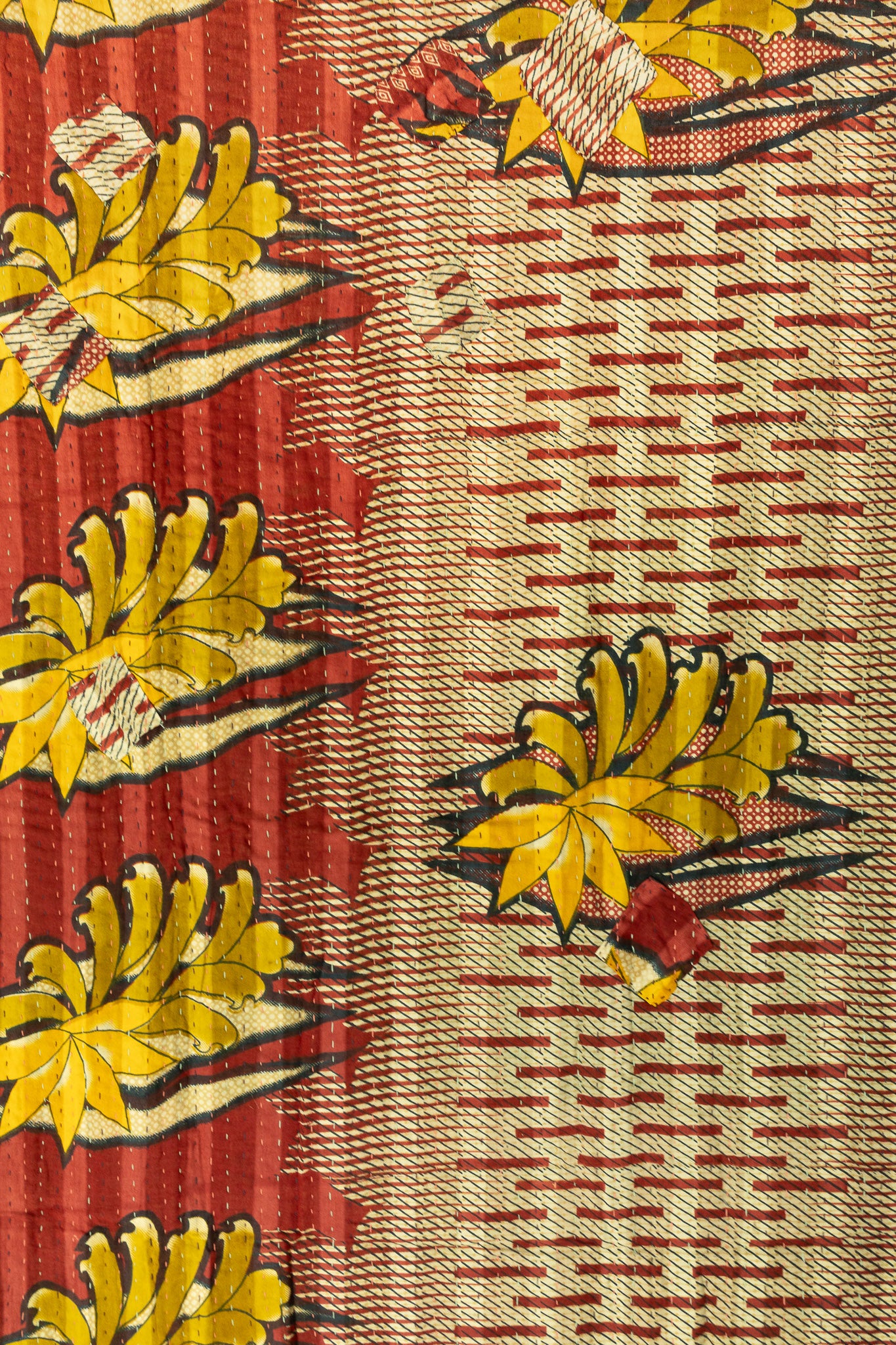 Thanksgiving Kantha Throw Blanket