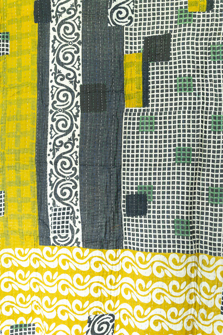 Thoughtful Kantha Throw