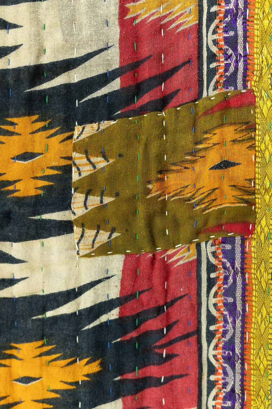 Thoughtful Kantha Throw