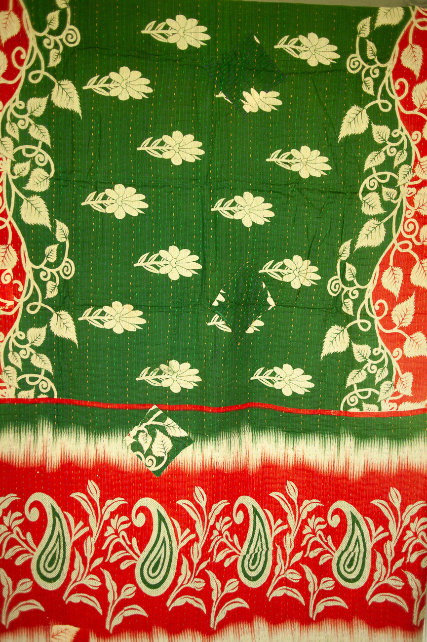 Kantha Holiday Throw