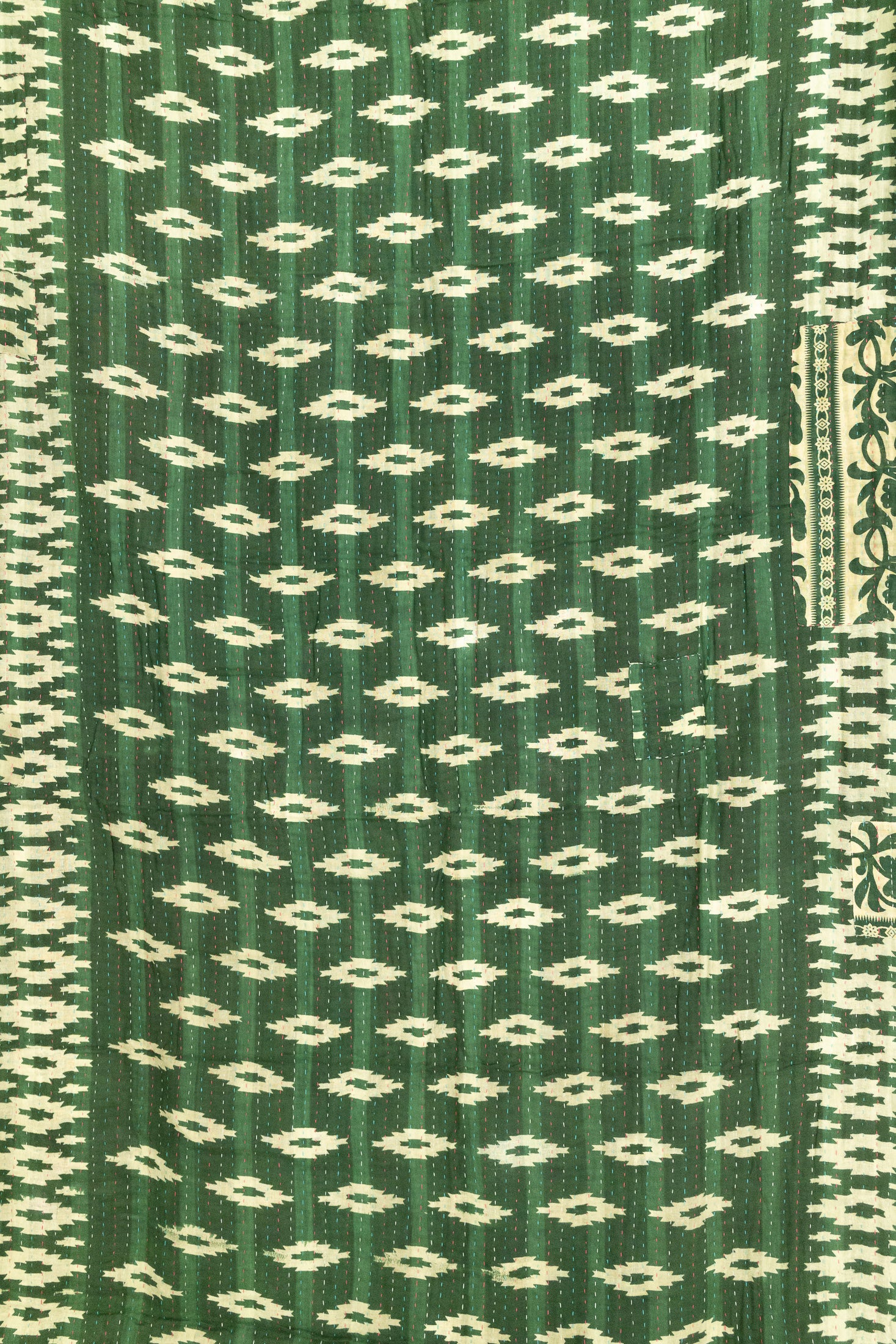 Tinsel Holiday Kantha Blanket