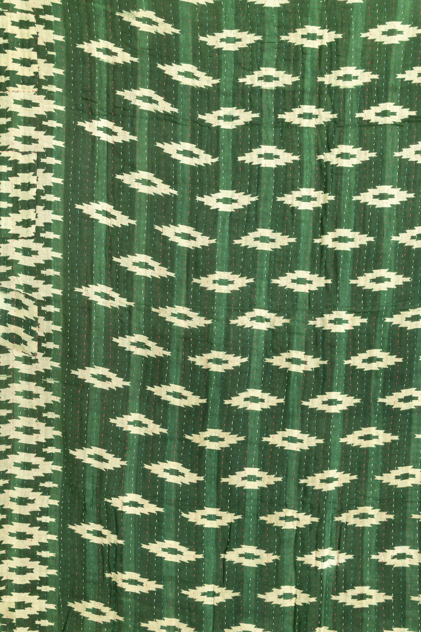 Tinsel Holiday Kantha Blanket