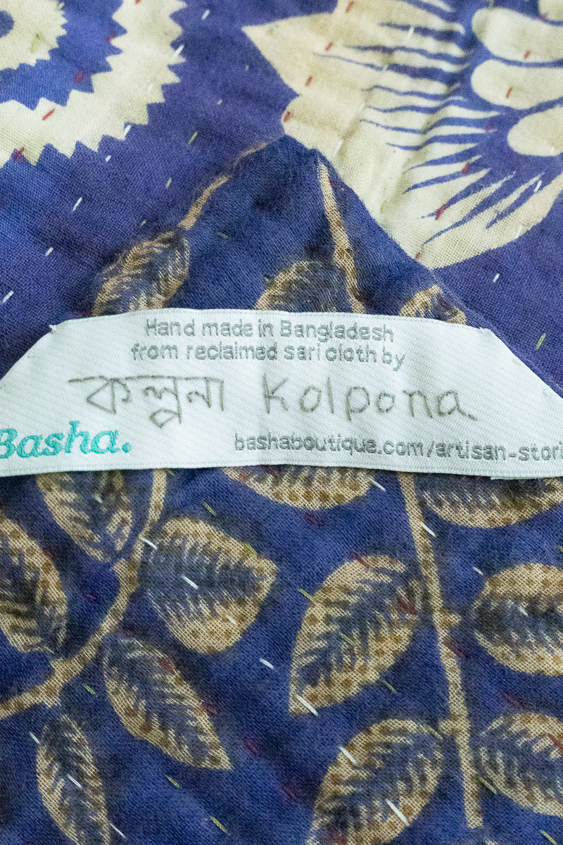 Tiny No. 1 Kantha Baby Blanket