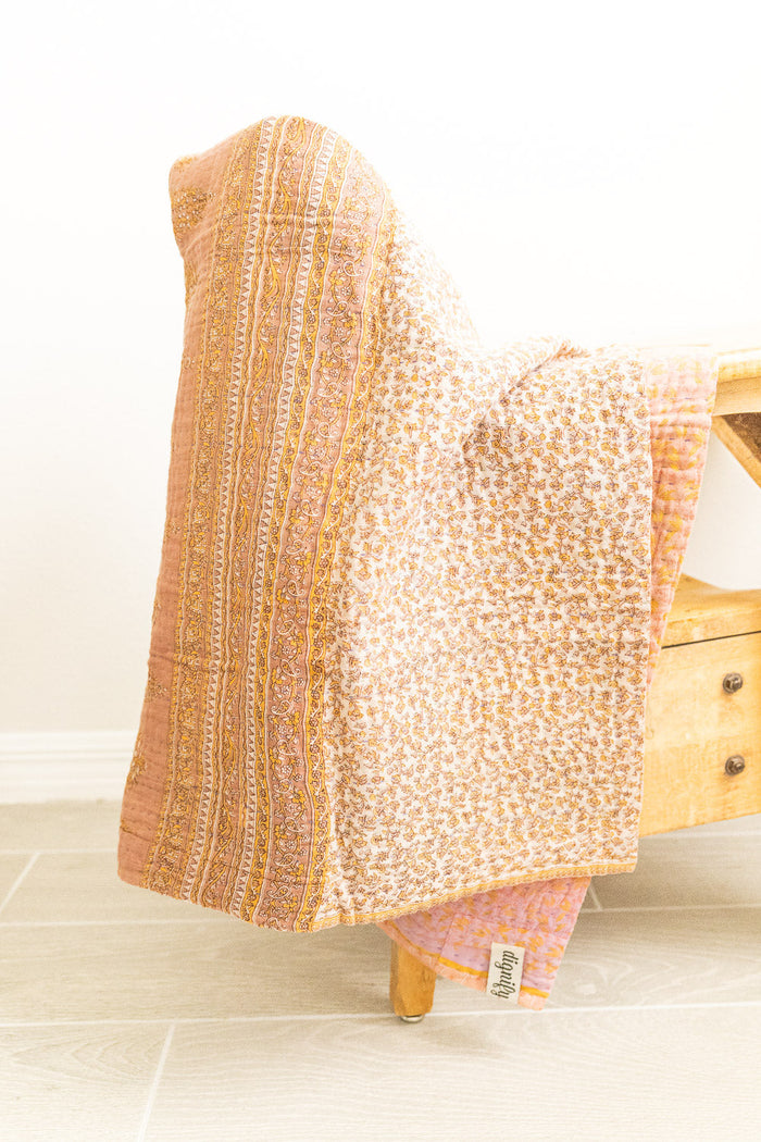 dignify Kantha Baby Blanket Quilt
