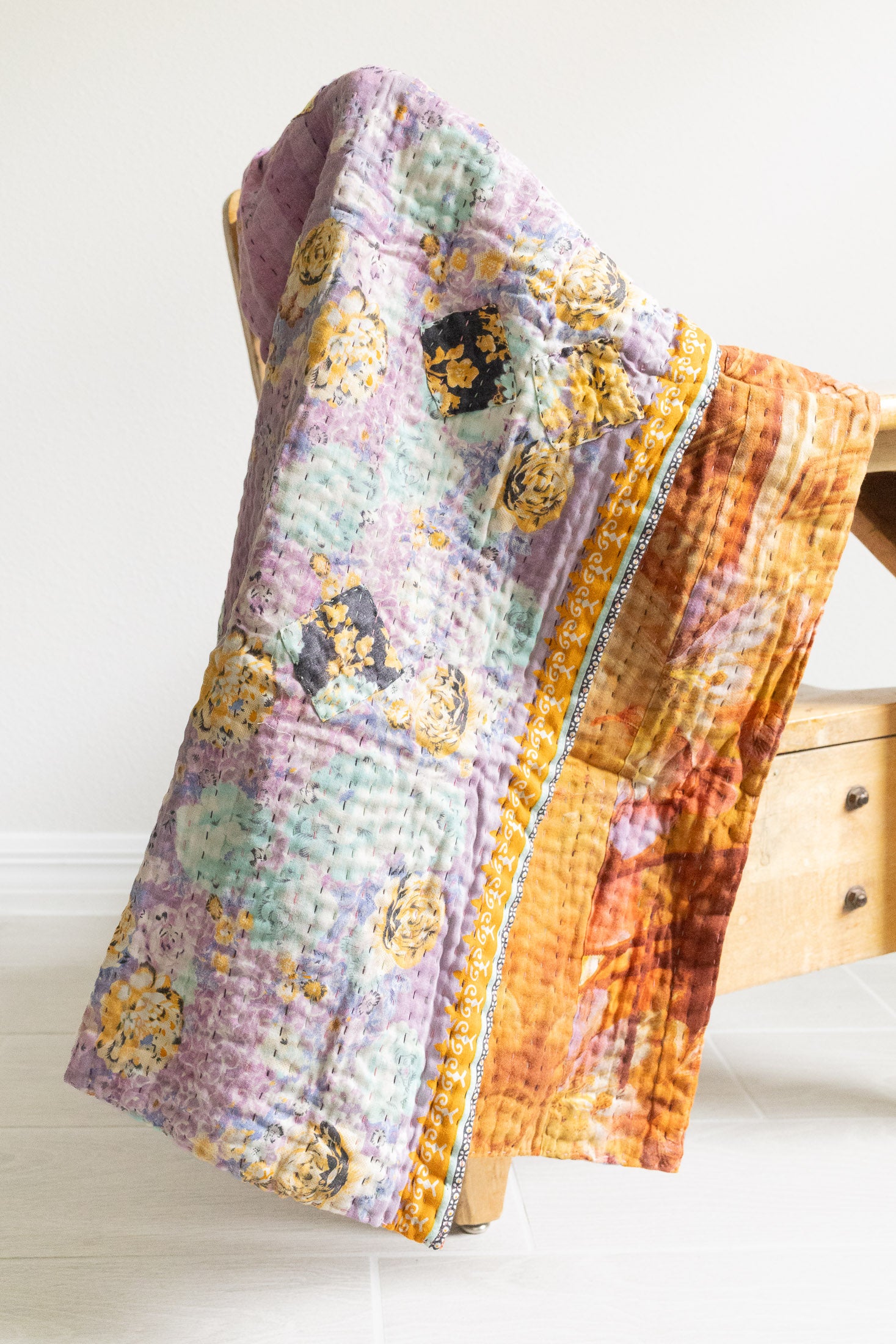 Tiny No. 1 Mini Kantha Blanket