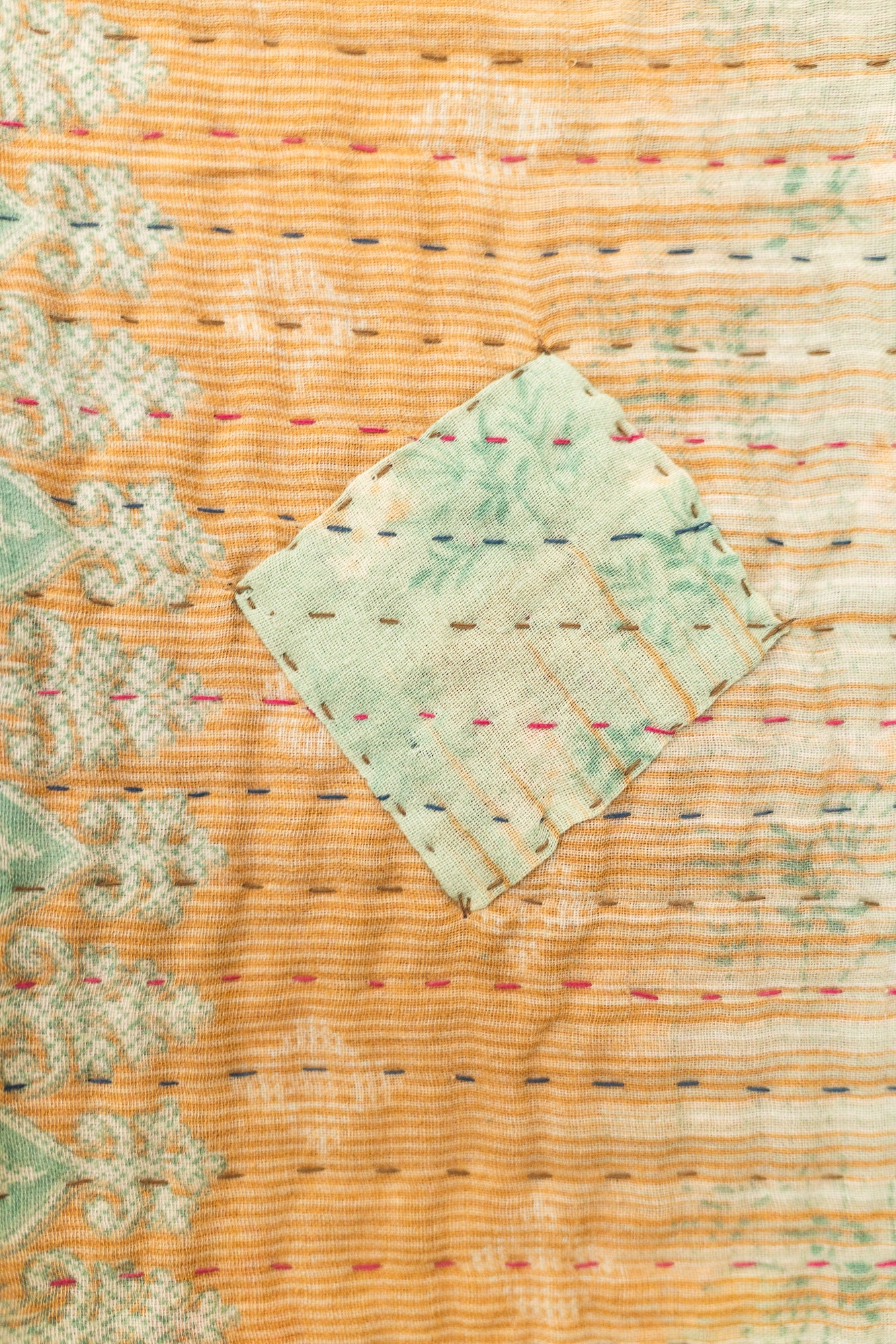 Tiny No. 10 Kantha Baby Blanket