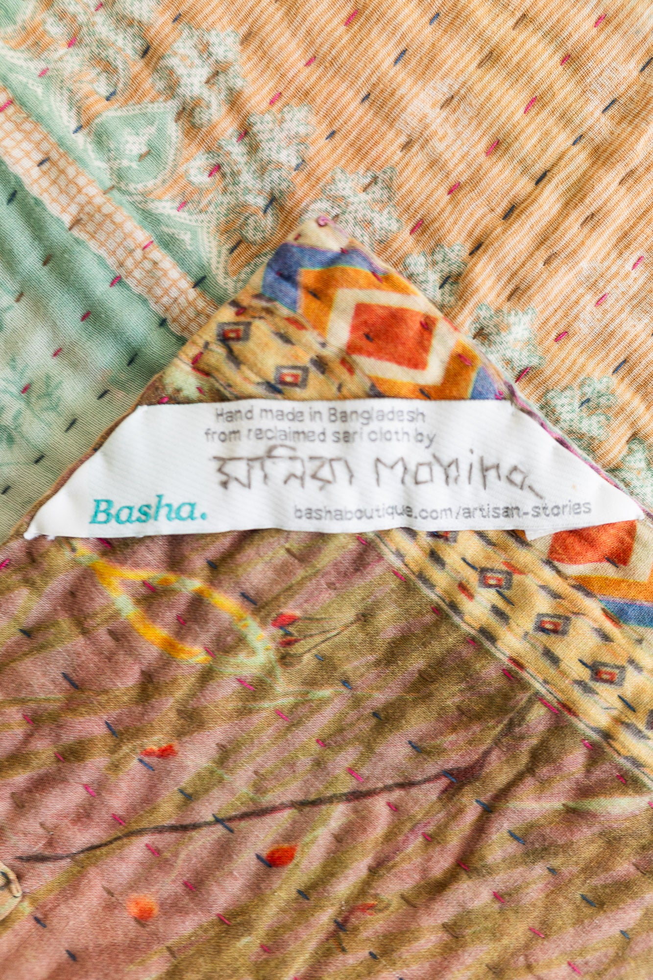 Tiny No. 10 Kantha Baby Blanket