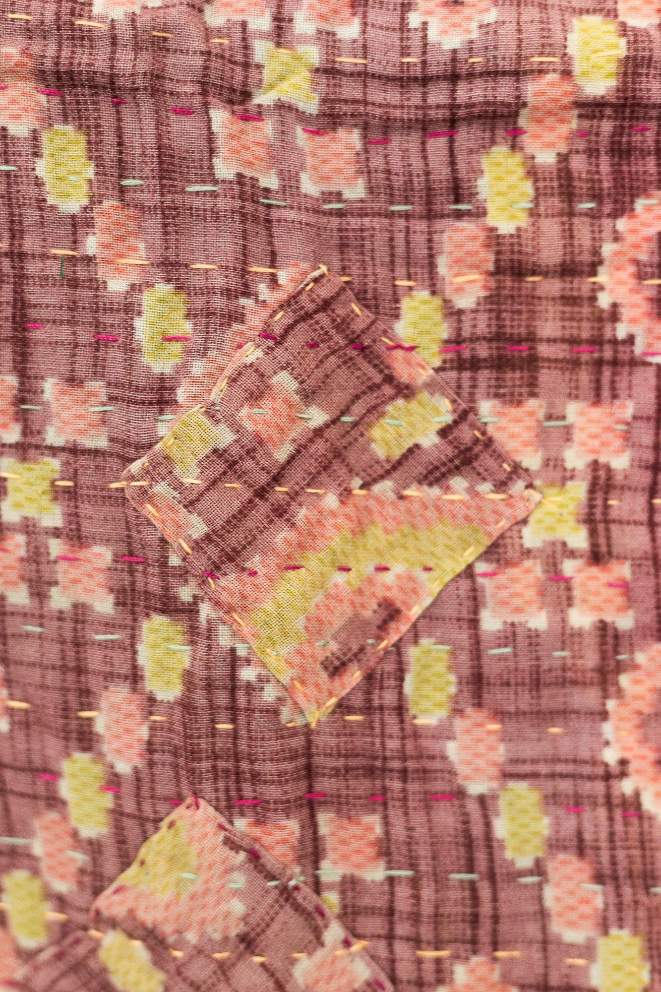 Tiny No. 5 Kantha Baby Blanket