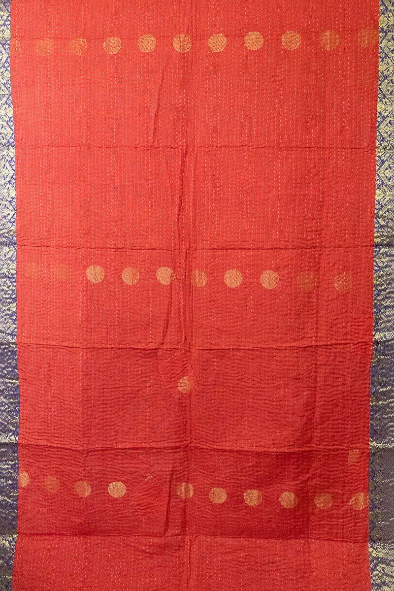 Tranquil Silk Blend Kantha Throw