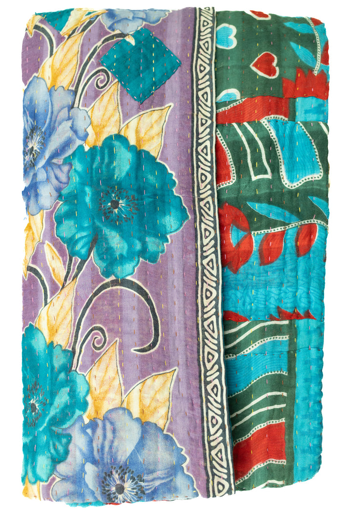 Transform Kantha Throw Blanket