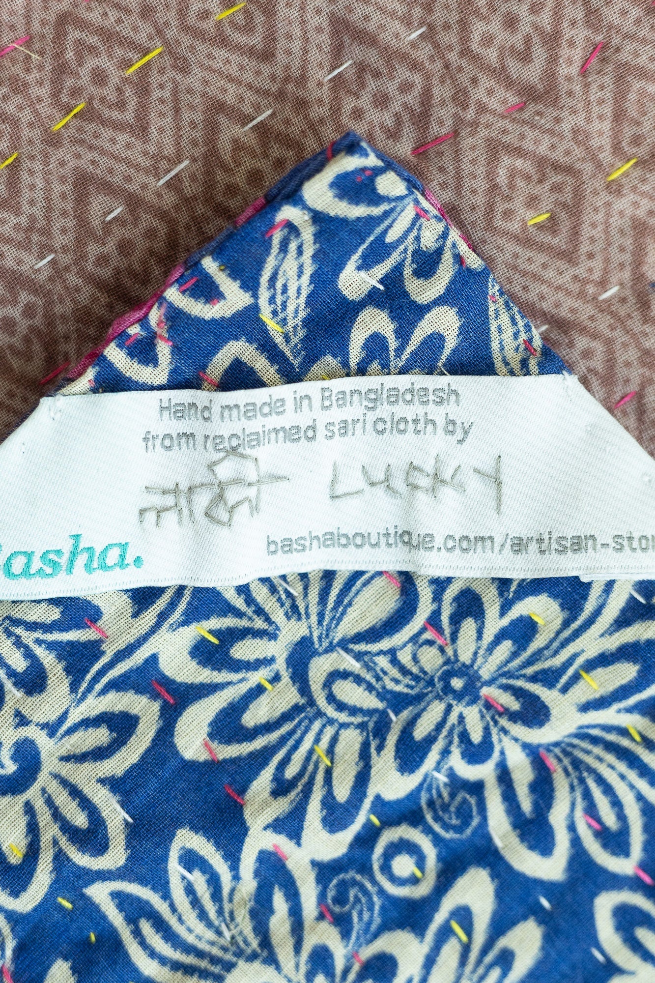 Treasure No. 2 Kantha Baby Blanket