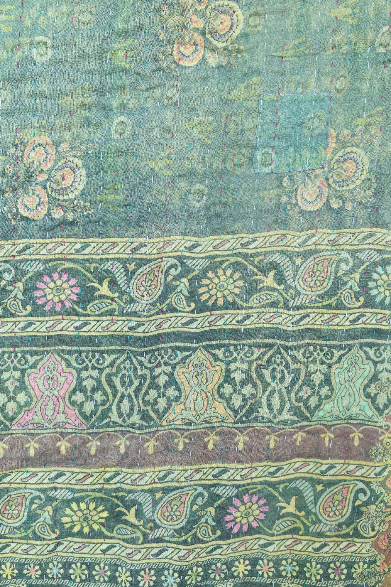 Treasure No. 3 Kantha Baby Blanket