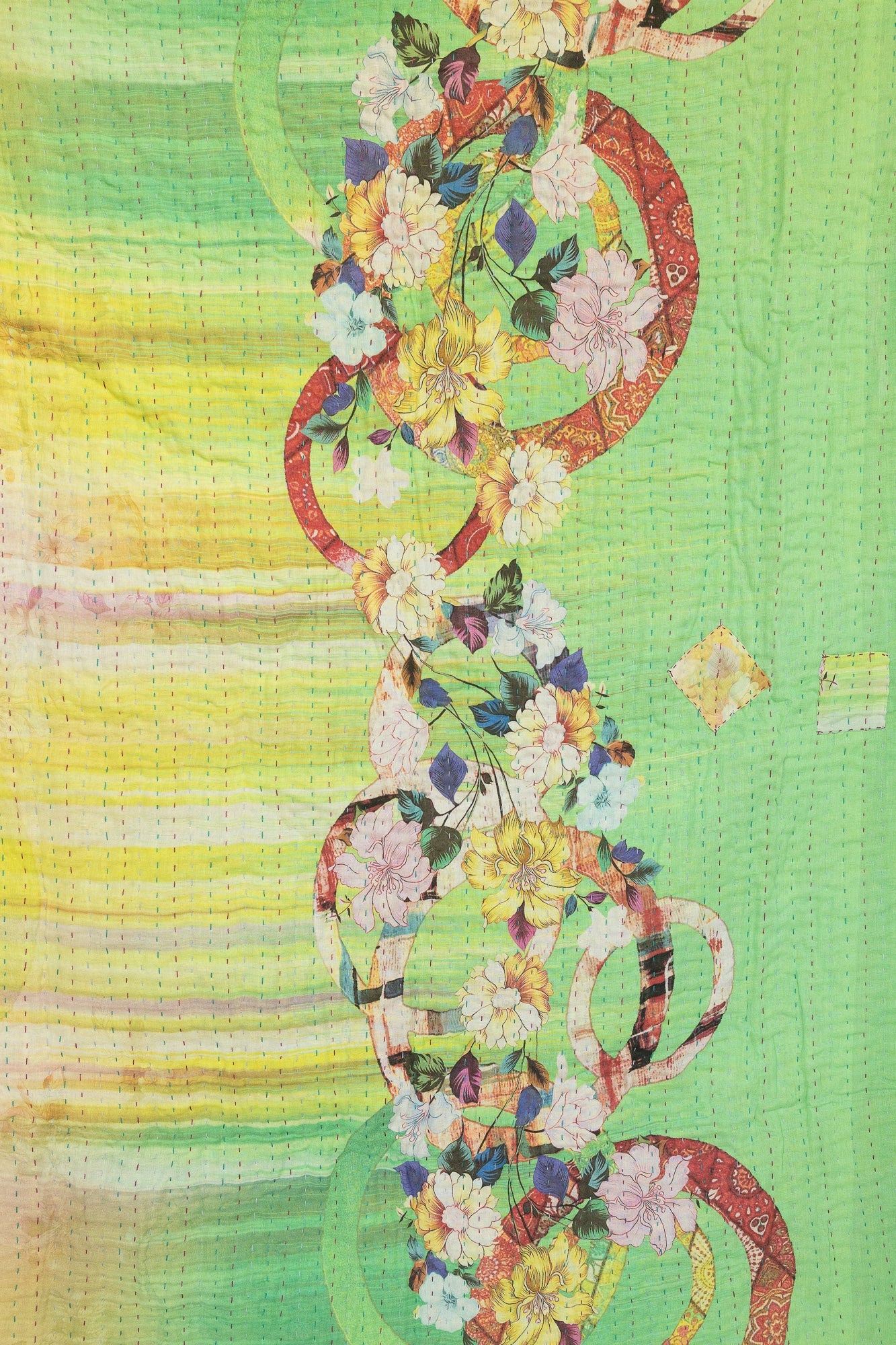 Treasure No. 3 Kantha Baby Blanket