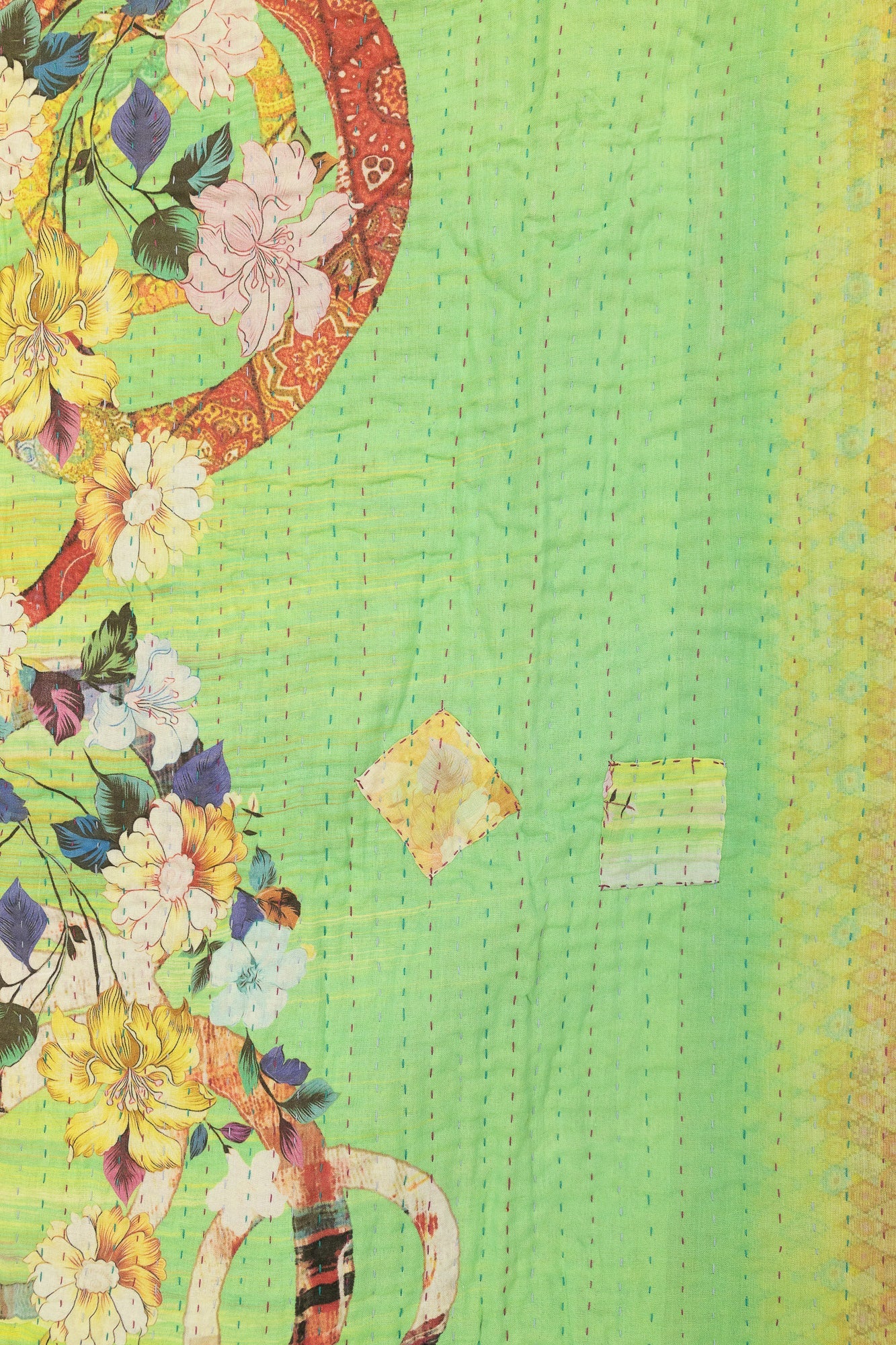 Treasure No. 3 Kantha Baby Blanket