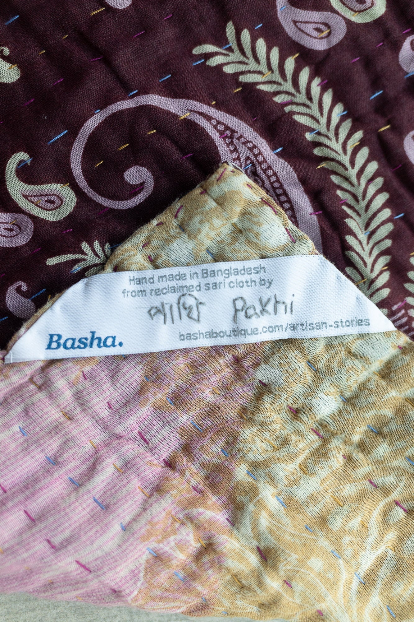 Treasure No. 4 Kantha Baby Blanket