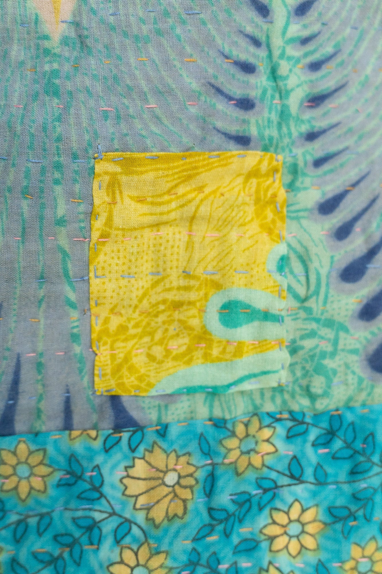 Treasure No. 5 Kantha Baby Blanket