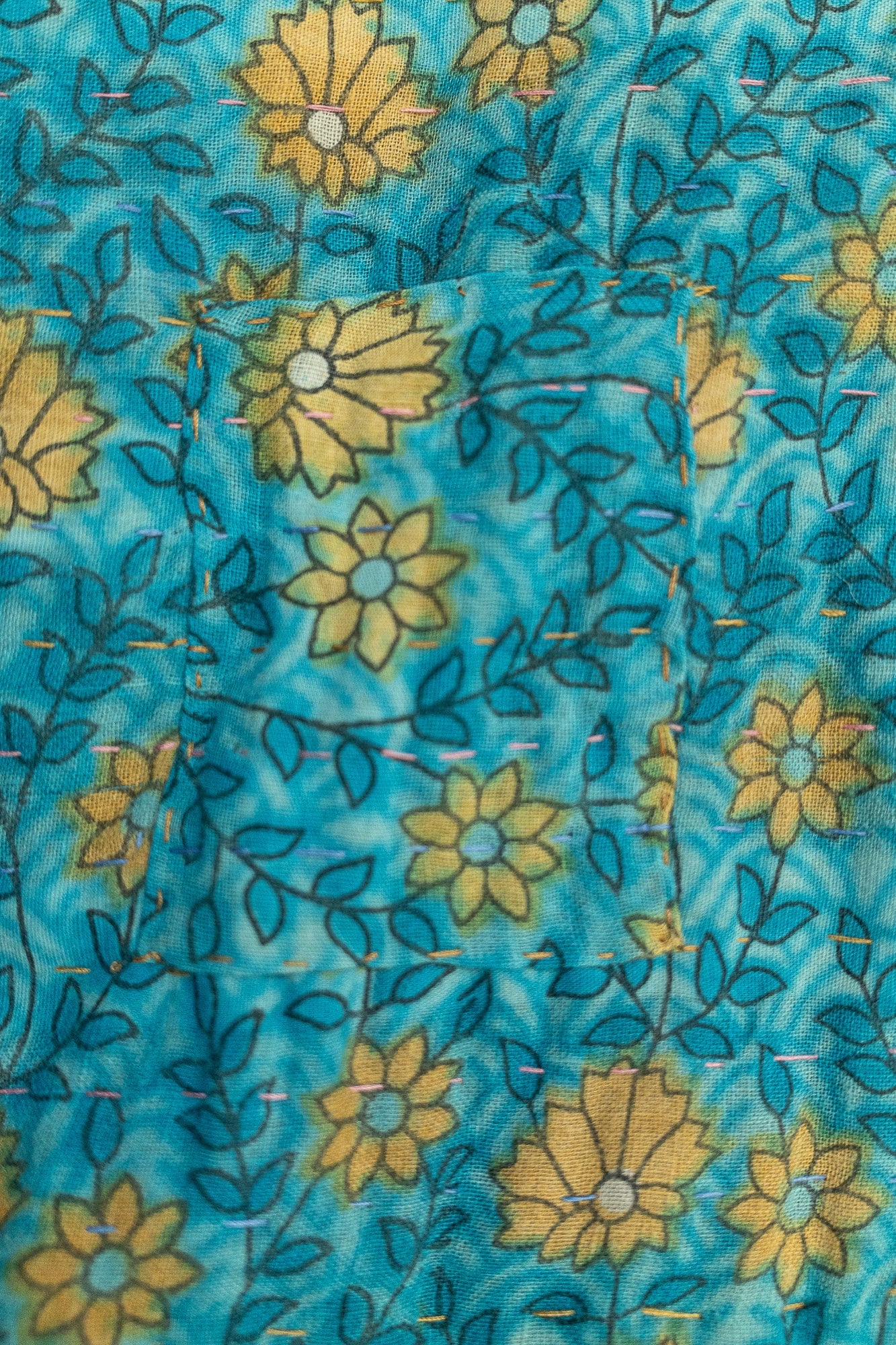 Treasure No. 5 Kantha Baby Blanket