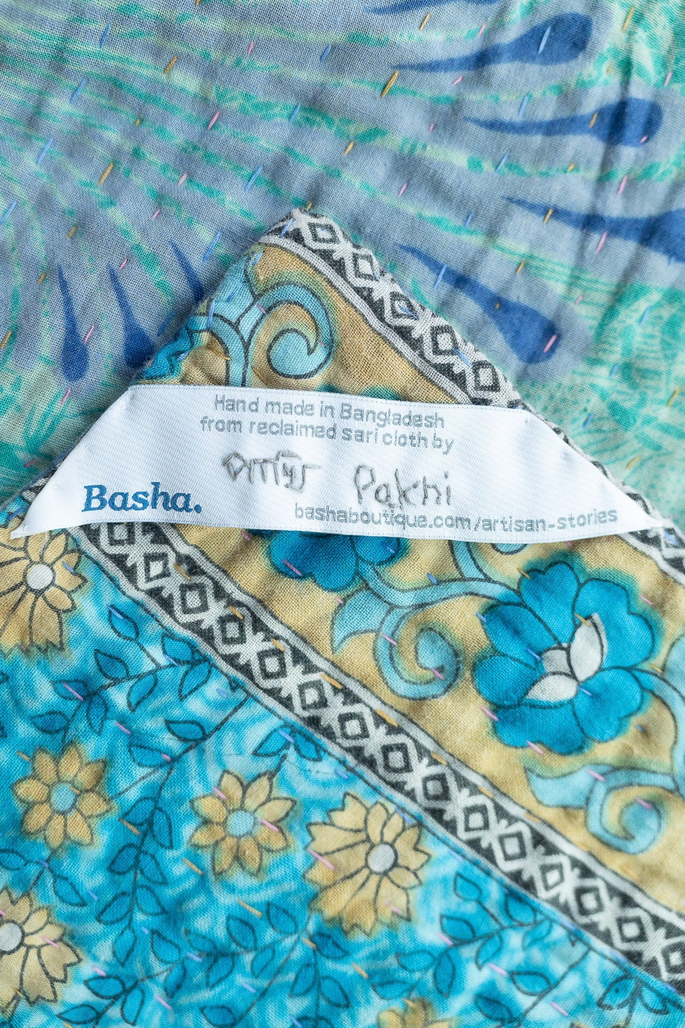 Treasure No. 5 Kantha Baby Blanket