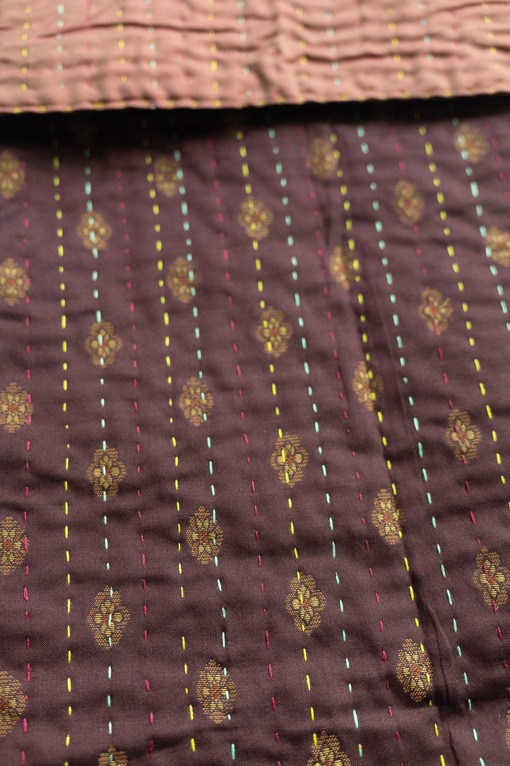 Twinkle No. 11 Kantha Silk Holiday Stocking