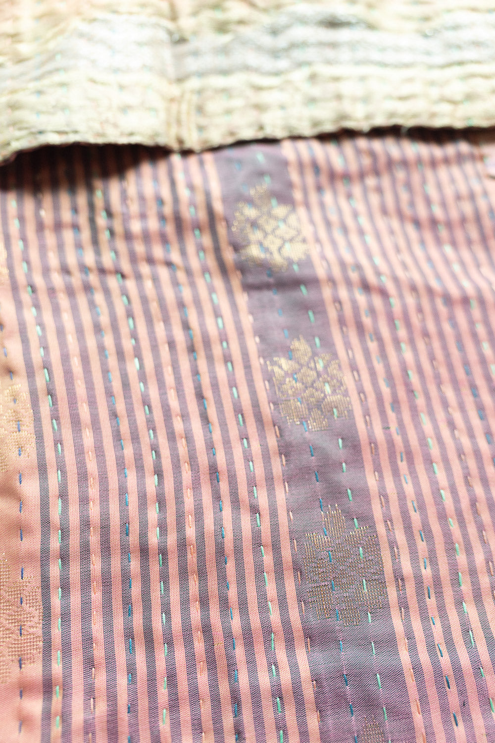 Twinkle No. 12 Kantha Silk Holiday Stocking