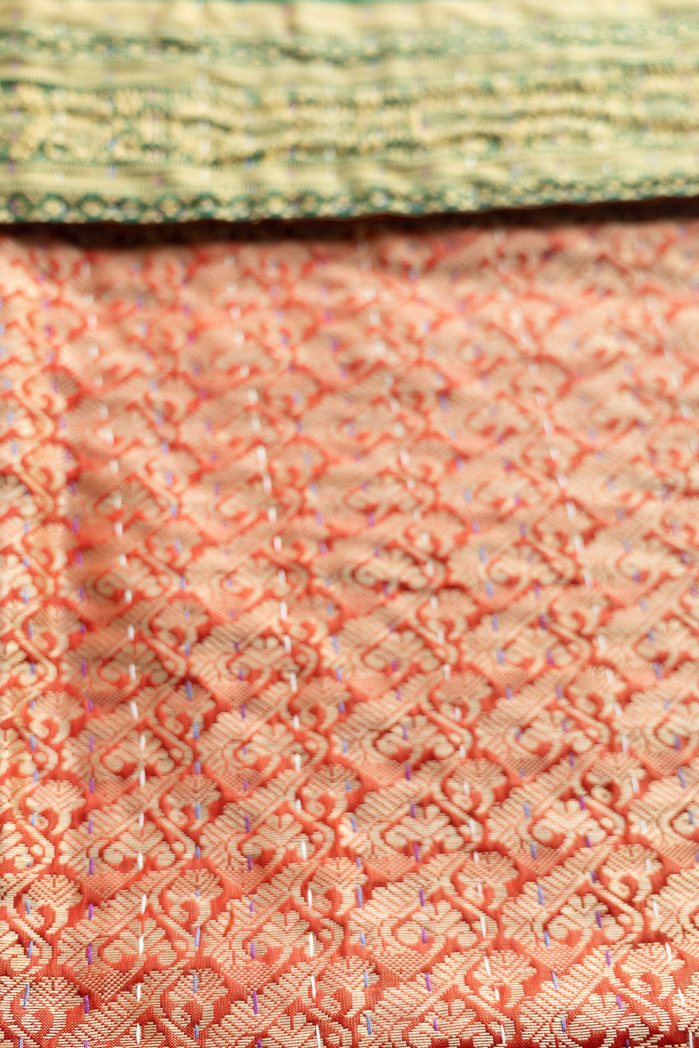 Twinkle No. 17 Kantha Silk Holiday Stocking