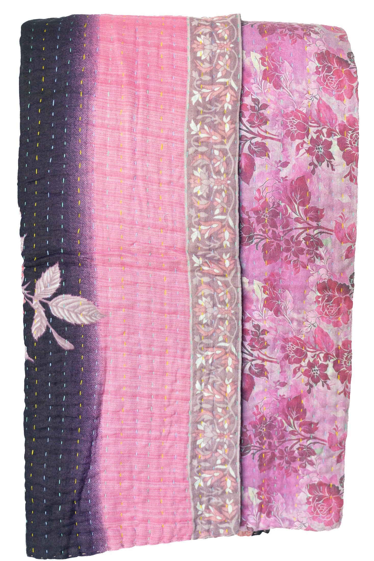 Unfolding Kantha Throw