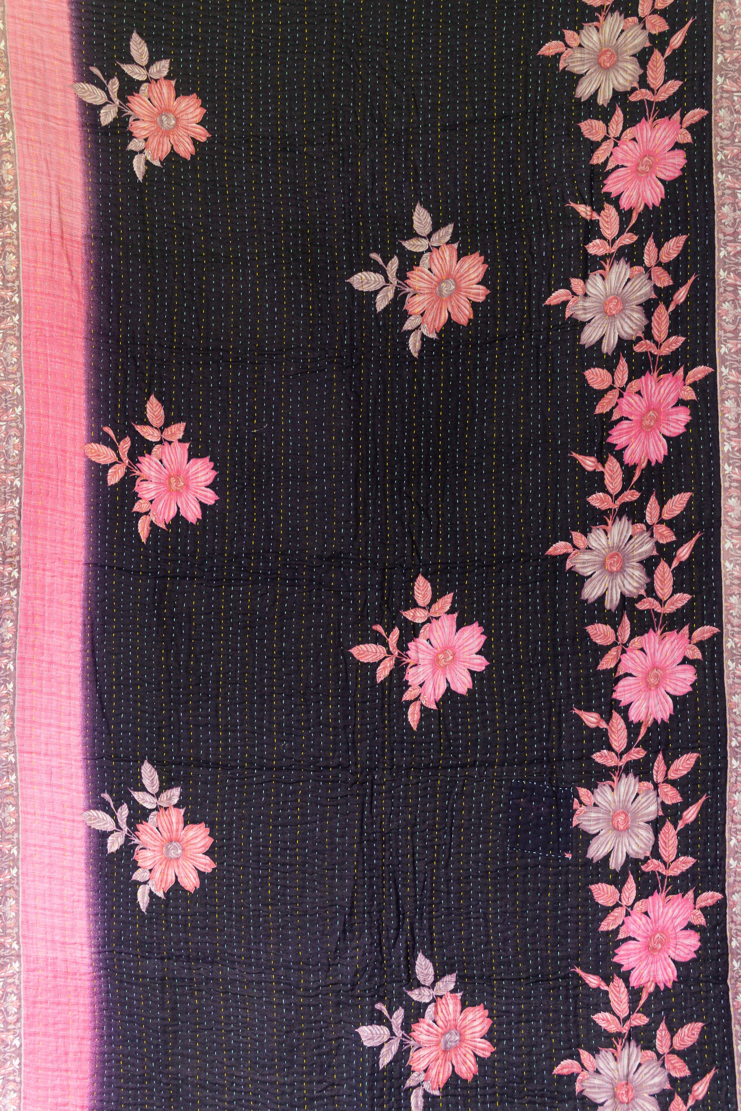 Unfolding Kantha Throw