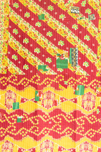 Kantha Throw Bed Quilt