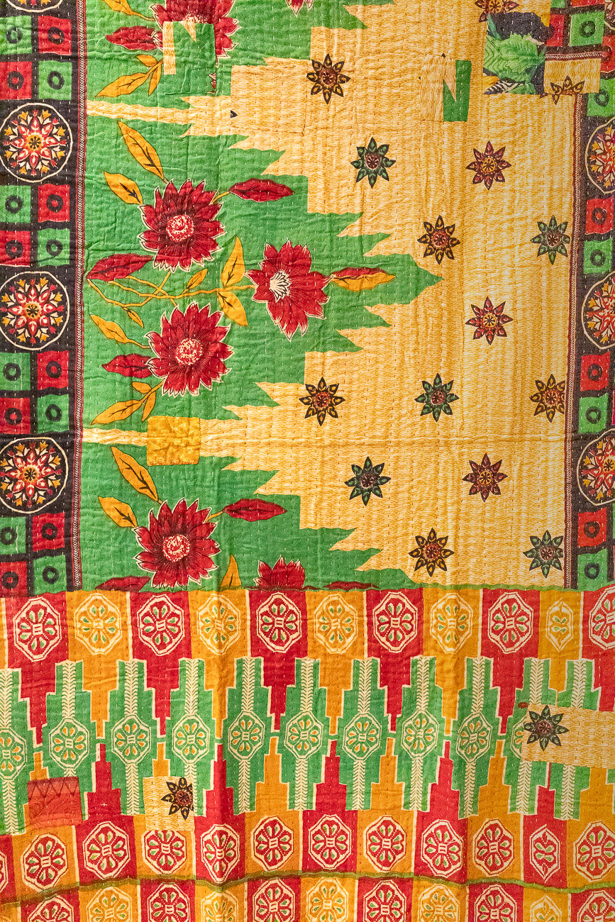 Kantha Holiday Throw