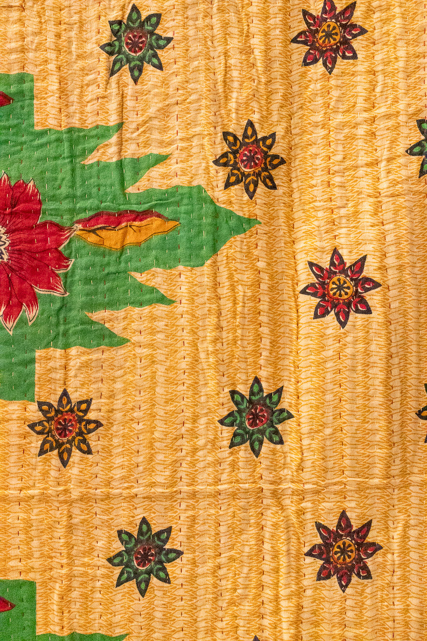 Vixen Kantha Christmas Throw