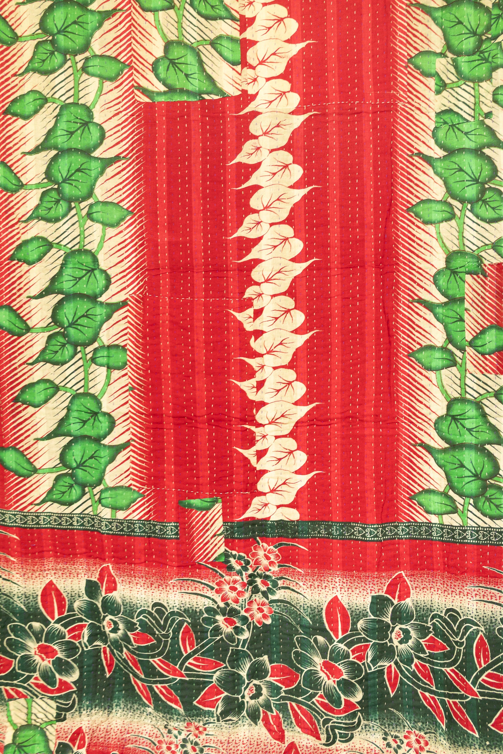 Kantha Throw Bed Quilt