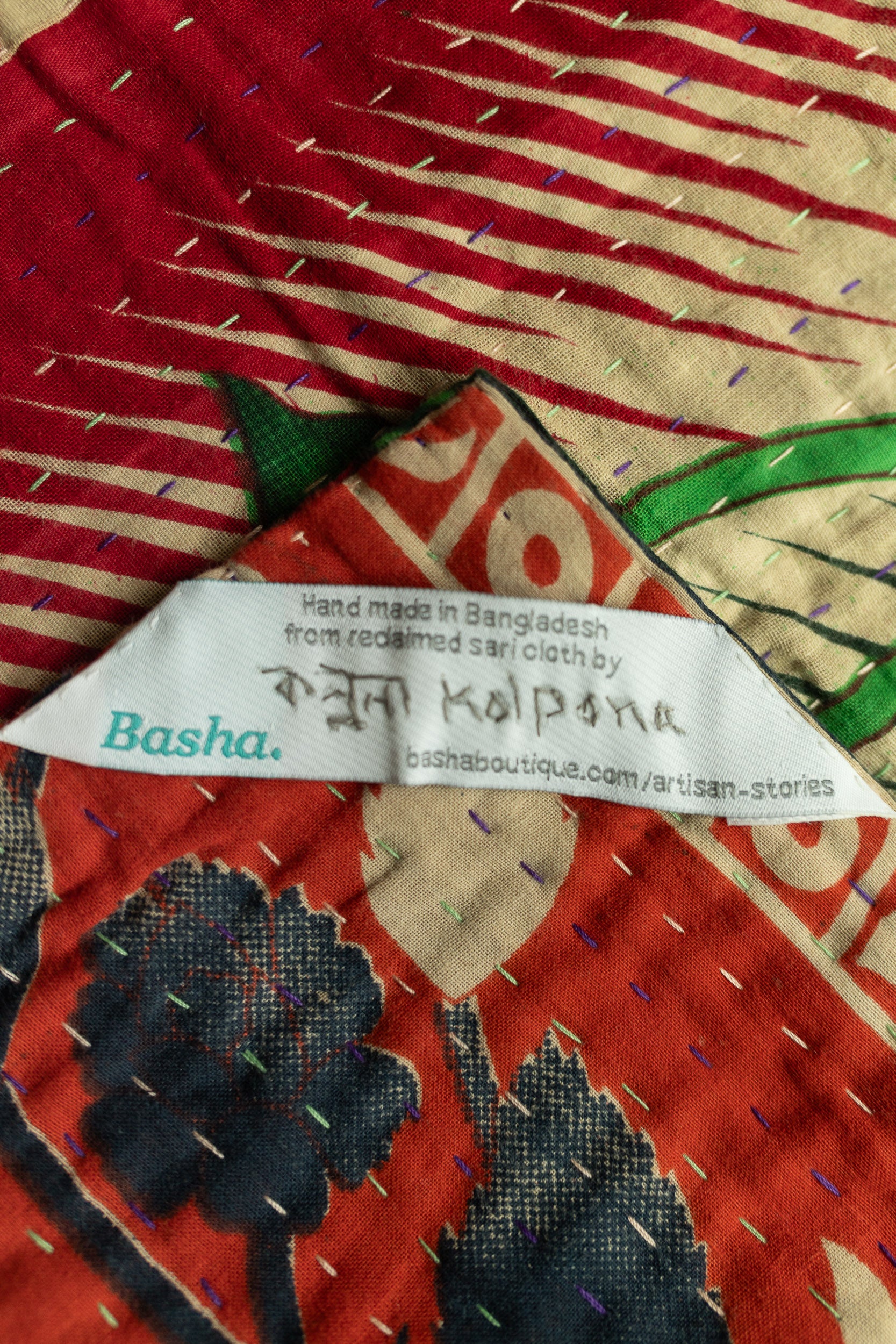 Wander Kantha Throw