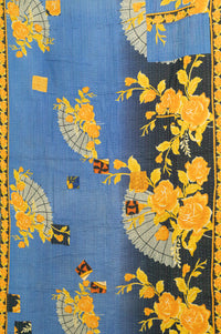 Warmth Kantha Throw Blanket