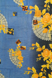 Warmth Kantha Throw Blanket