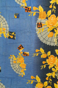 Warmth Kantha Throw Blanket