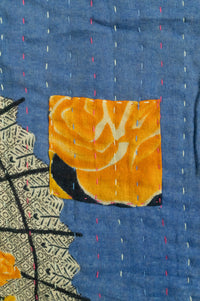 Warmth Kantha Throw Blanket