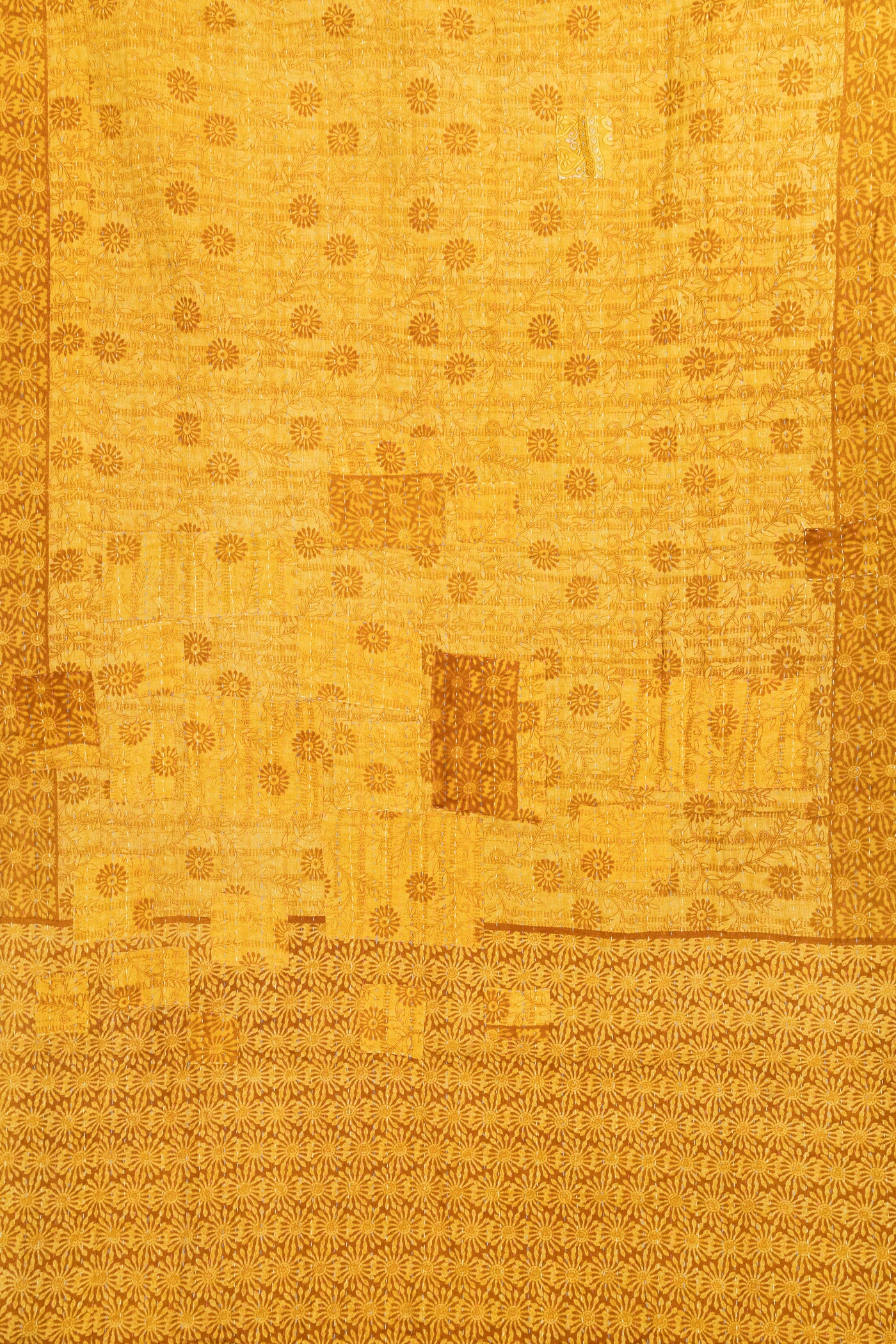 Warmth Kantha Throw Blanket