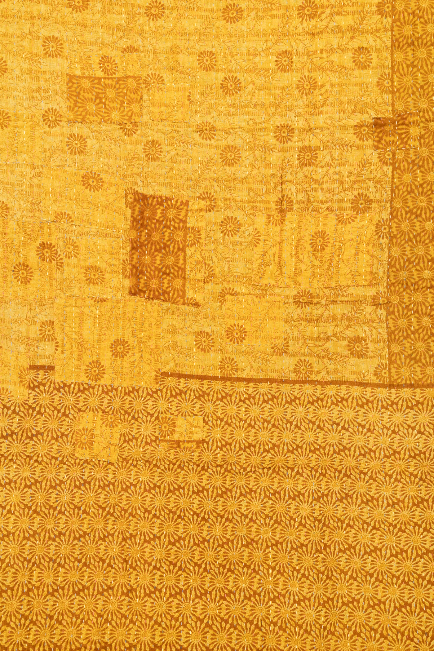 Warmth Kantha Throw Blanket