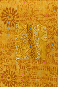 Warmth Kantha Throw Blanket