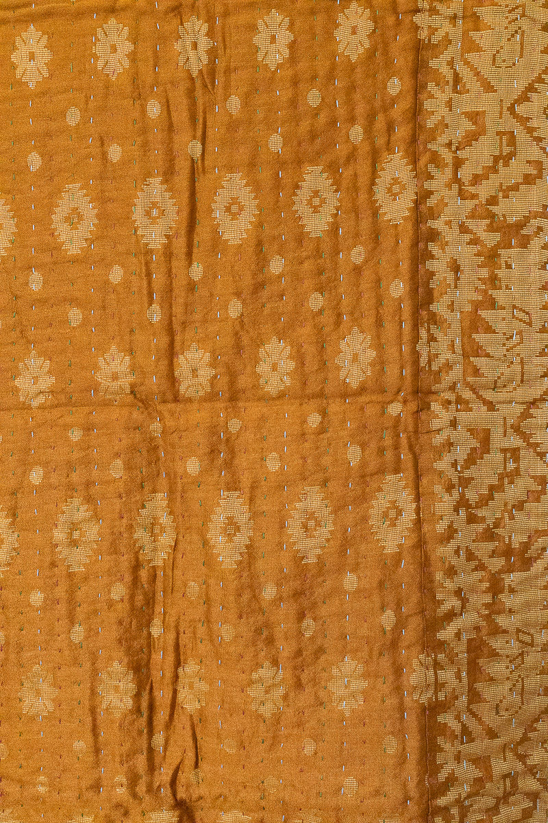 Warmth Silk Blend Kantha Throw