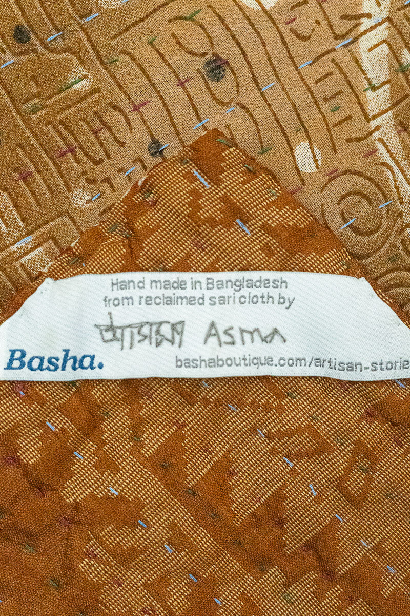 Warmth Silk Blend Kantha Throw