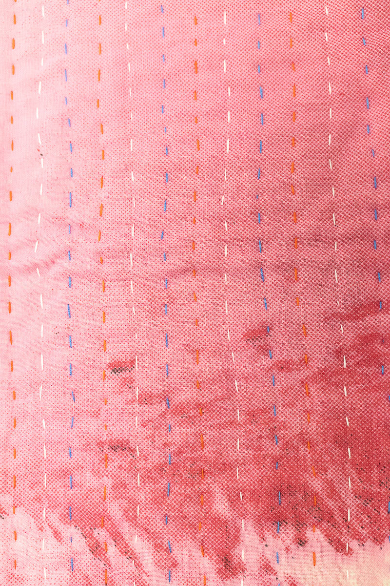 Wheel Silk Kantha Throw