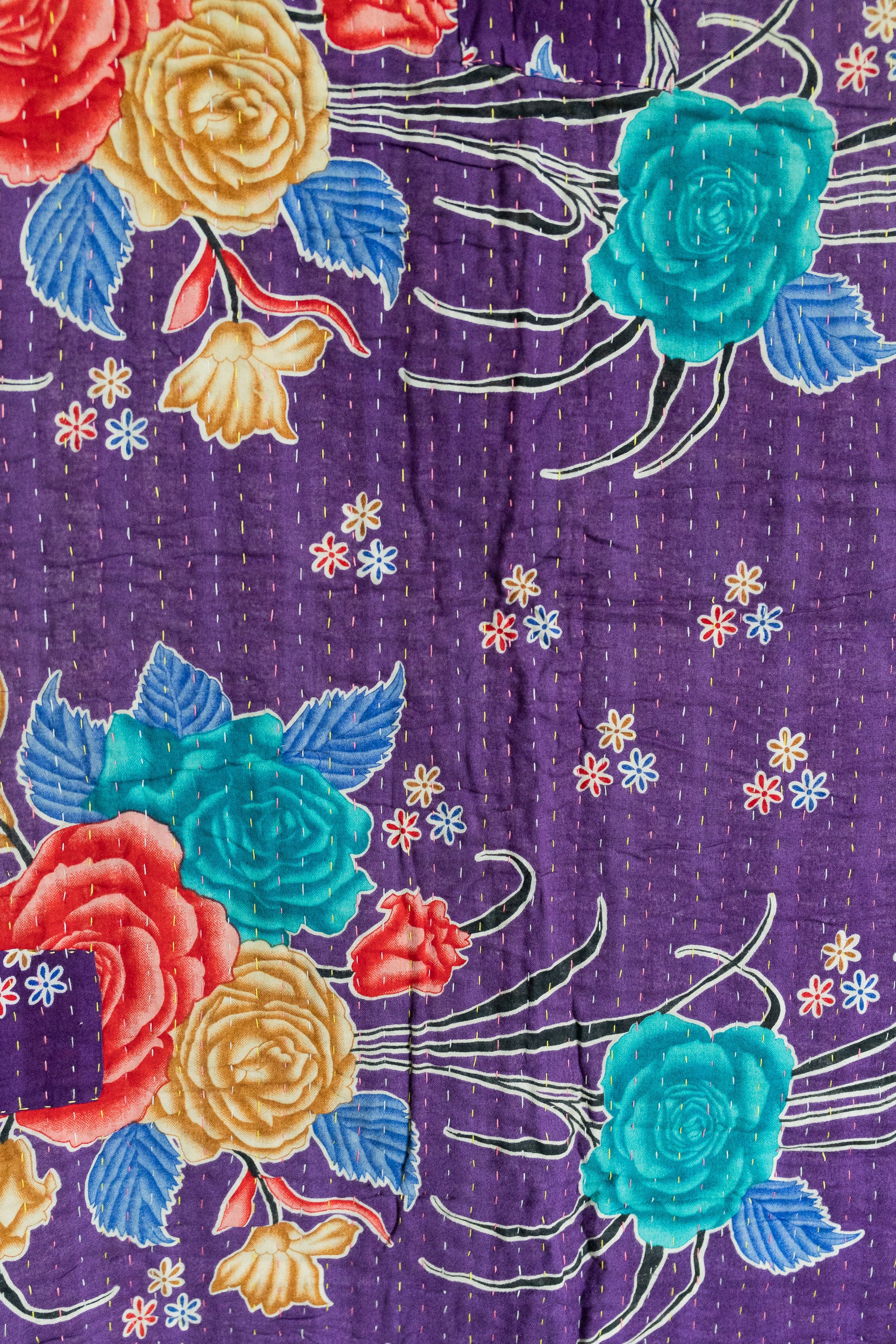 Whimsy Large Kantha Throw