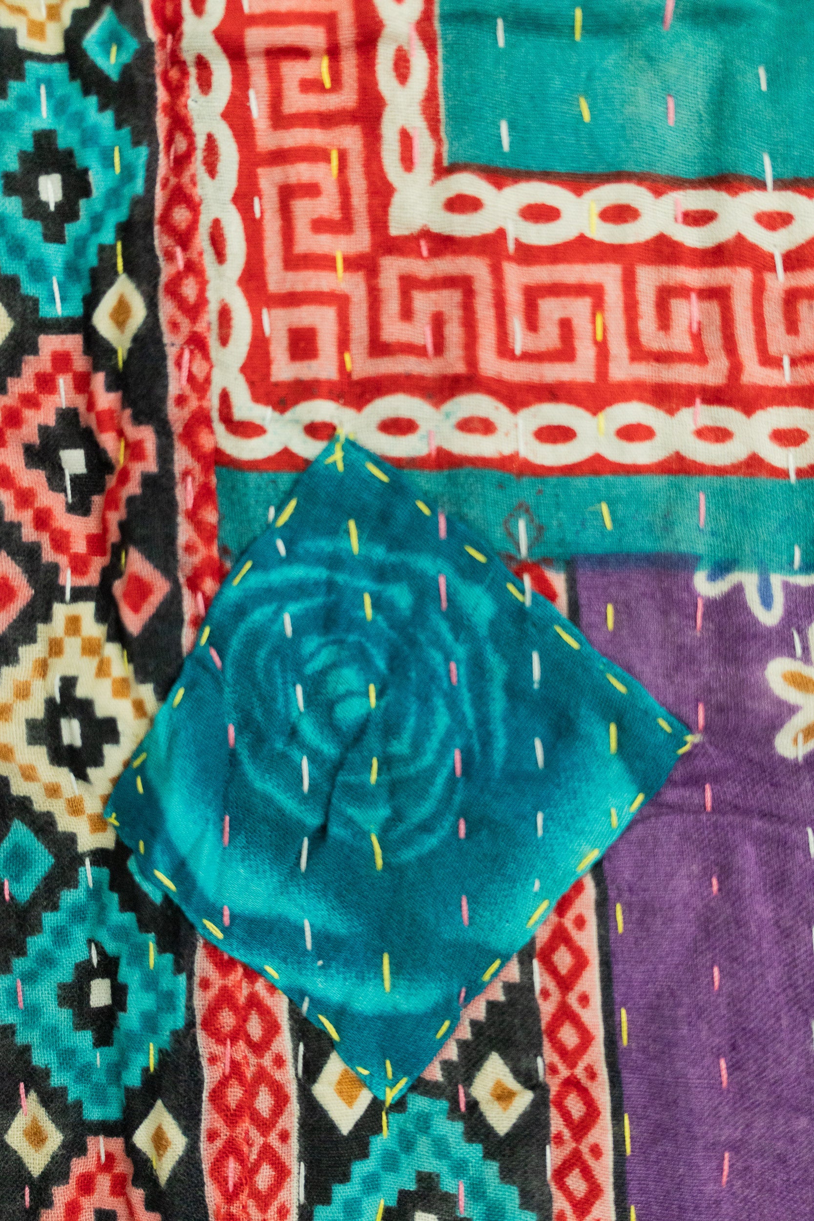 Whimsy Large Kantha Throw