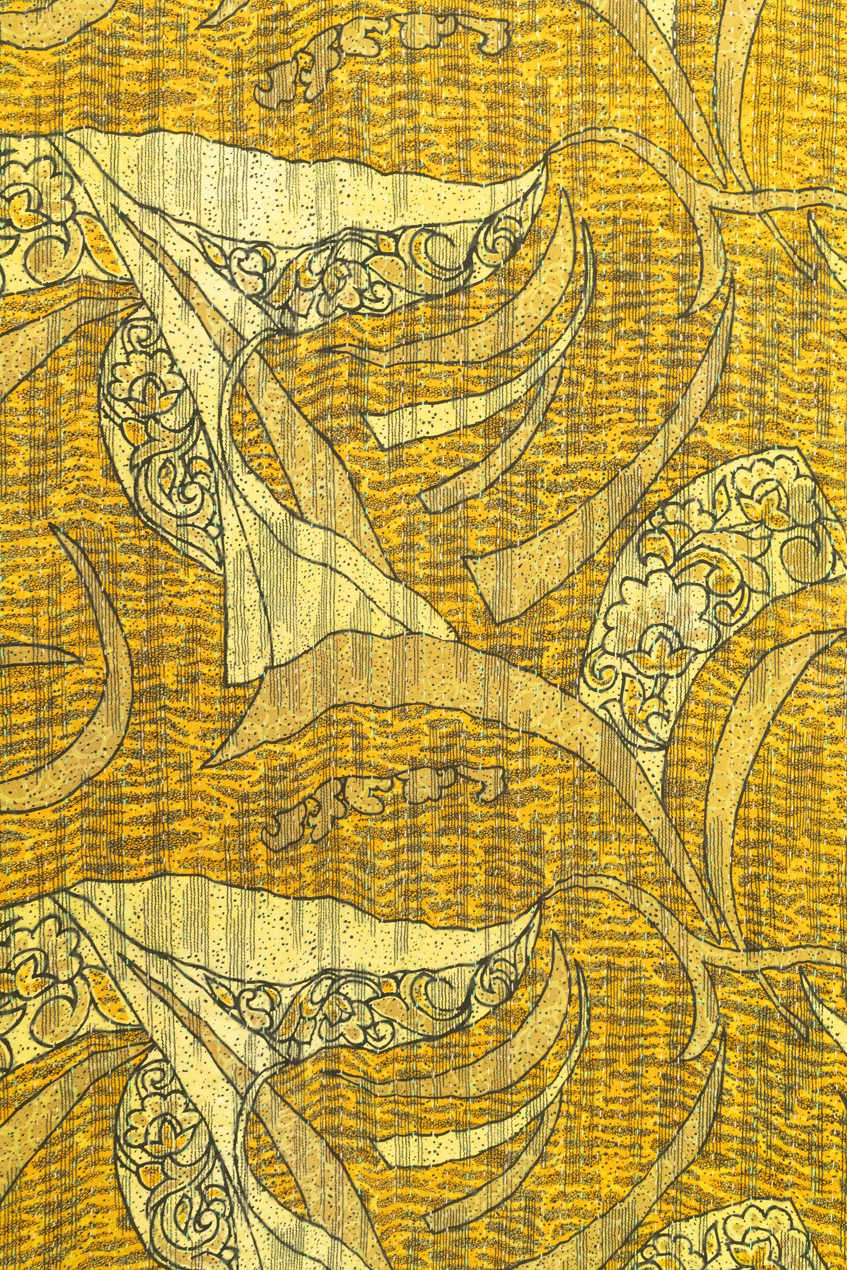 Whole Silk Blend Kantha Throw