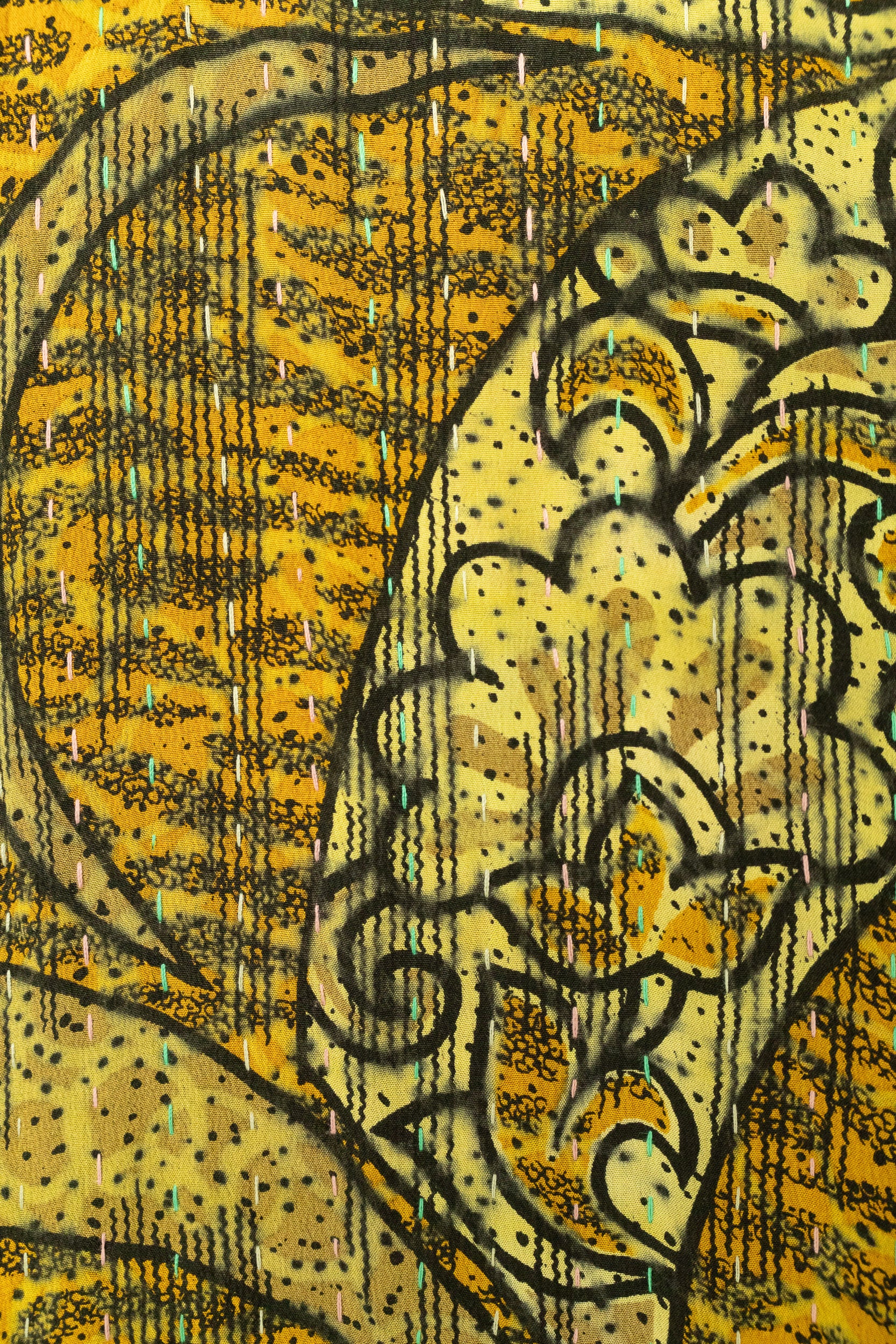 Whole Silk Blend Kantha Throw