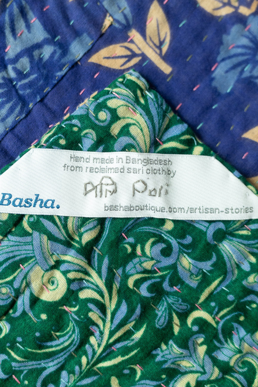 Wholehearted Kantha Throw