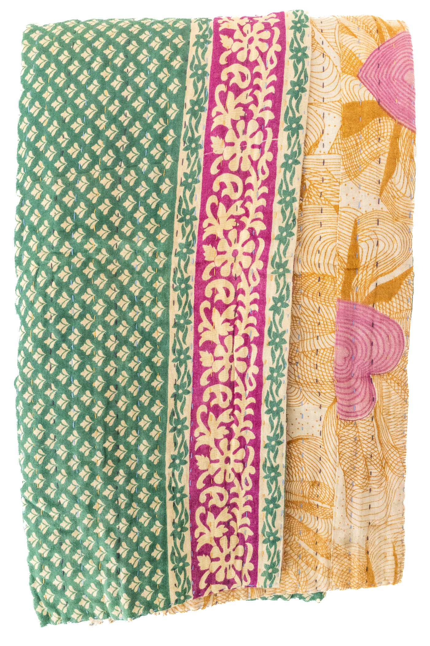 Wholehearted Kantha Throw Blanket