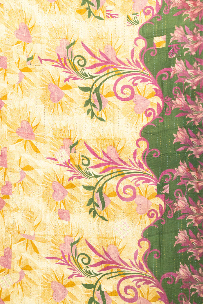 Wholehearted Kantha Throw Blanket