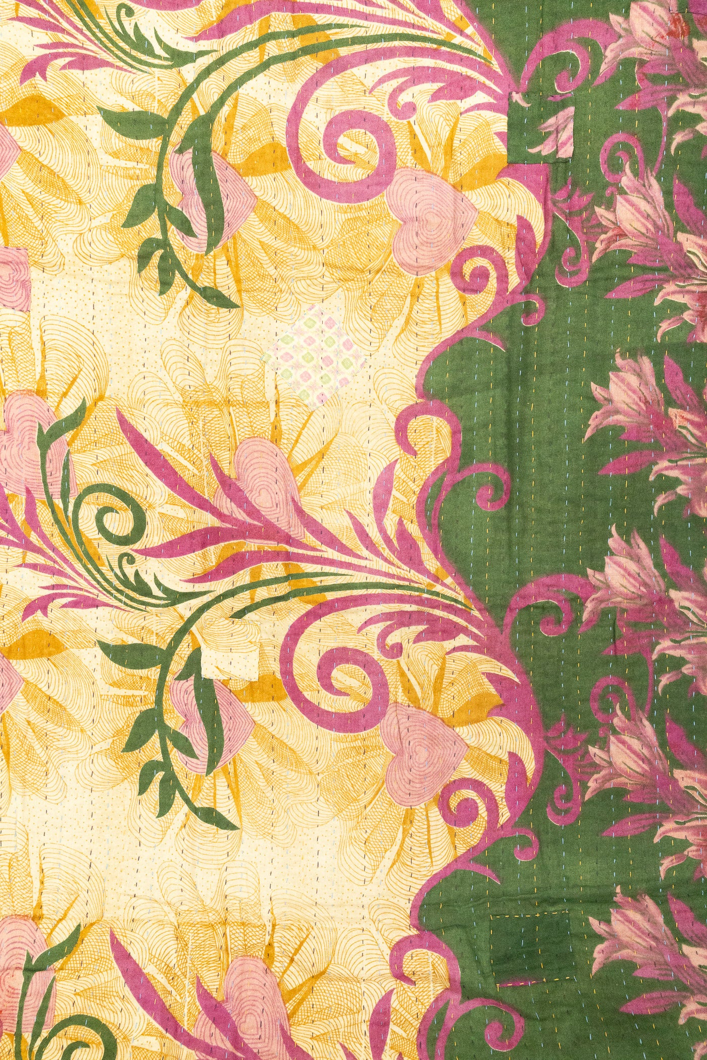 Wholehearted Kantha Throw Blanket